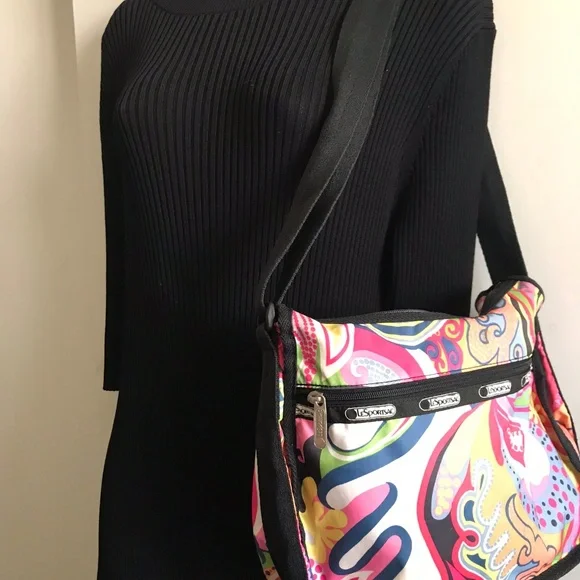 LE SPORTSAC Nylon Crossbody Bag With Adjustable St - Picture 7 of 8